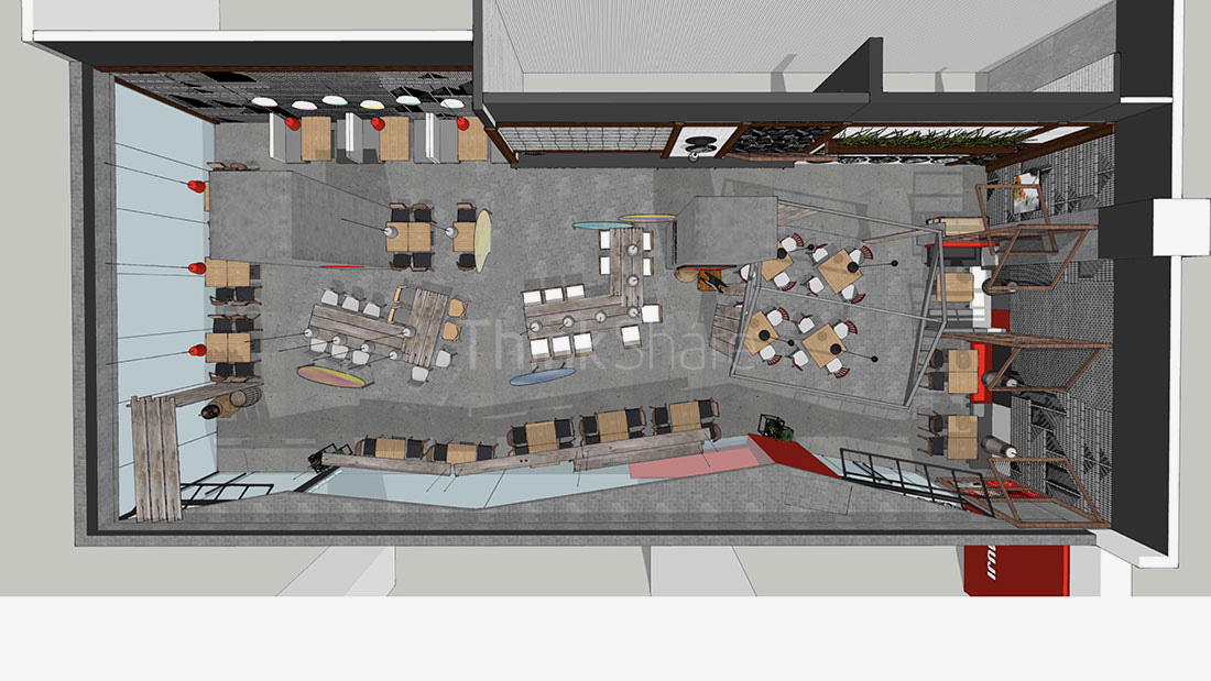 必勝客成都餐廳空間環境-清尚藝美